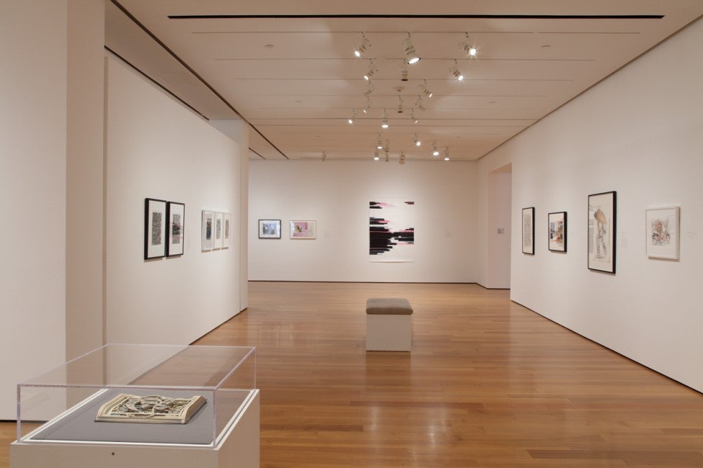 Installation view, Drawing Inside the Perimeter, High Museum of Art, June 29-September 22, 2013, courtesy High Museum, Atlanta.