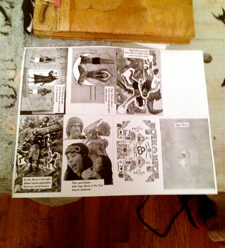 Image of Tiger Moon zine. Photo by Sherri Caudell for BURNAWAY.