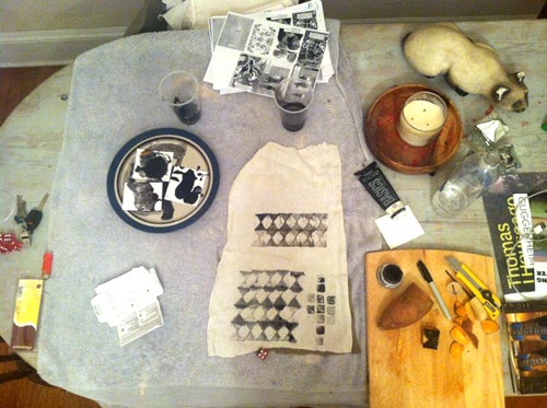 Image inside of Tiger Moon’s studio. Photo courtesy of Chanel Kim.