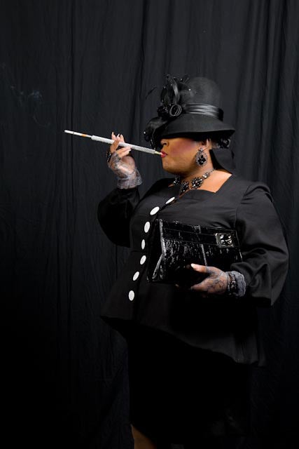 Sonja Rieger, Kitti Smoking, archival pigment print on Hahnemühle Photo Rag 308, 2009. Image courtesy beta pictoris gallery. 