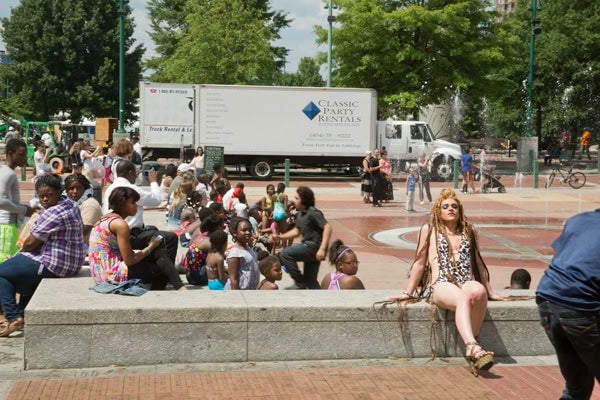 Blane Bussey, Mo'Dest Volgare, Centennial Olympic Park, 2013, Fujiflex print, 20 x 30 inches. Photo courtesy of the artist.
