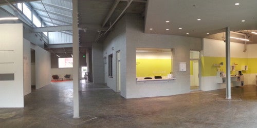 The revamped entrance of the ACAC.