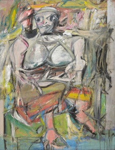 Willem de Kooning, Woman, I, 1950-52. Museum of Modern Art, New York. © 2013 The Willem de Kooning Foundation / Artists Rights Society (ARS), New York.