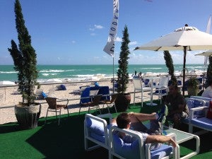 View from the deck at Untitled.