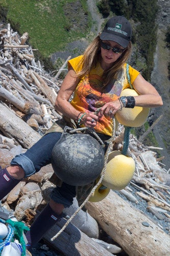 Pam Longobardi on the Gyre expedition to Alaska. 