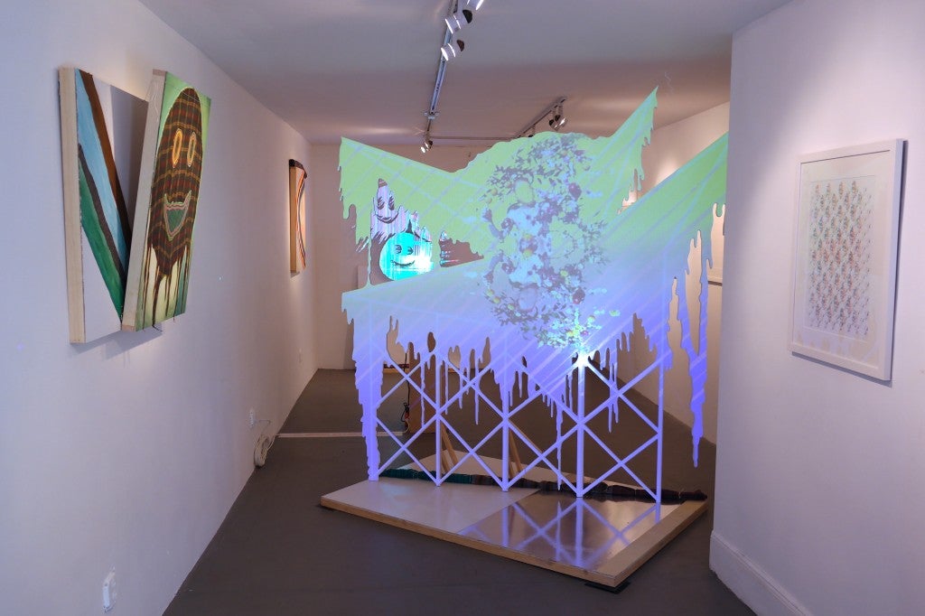 Saf Alef, Installation View (Double Bind in center)