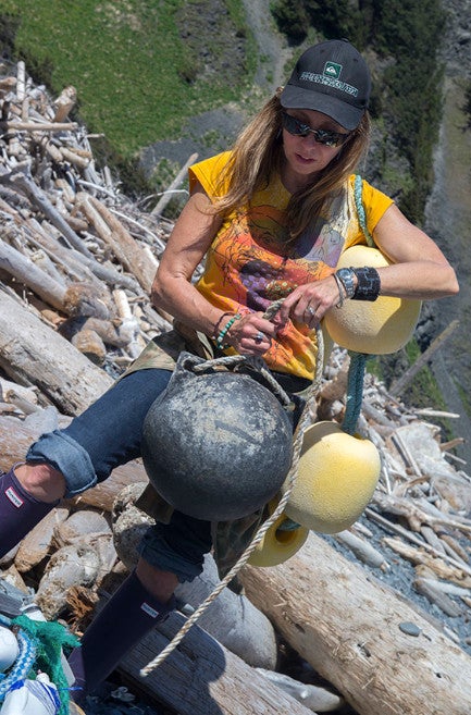 Pam Longobardi on the GYRE expedition in Alaska.