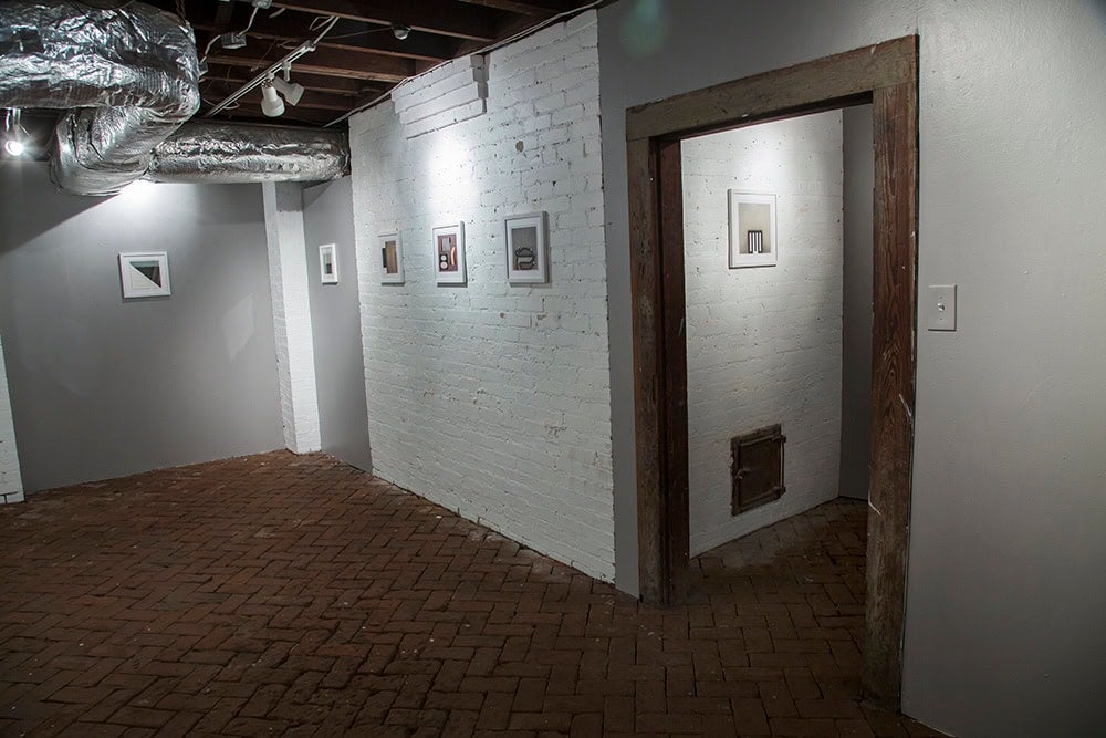 Installation view of Pete Schulte's show at Whitespec.