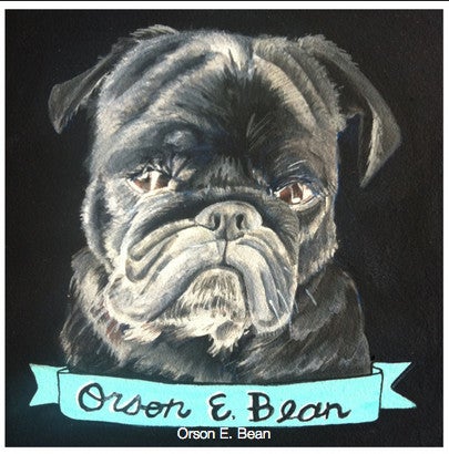 Orson E. Bean portrait by Lydia Walls.