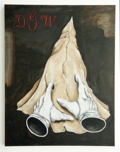 Travis Somerville, Producers Row, 2014; oil on canvas, 28 by 22 inches.