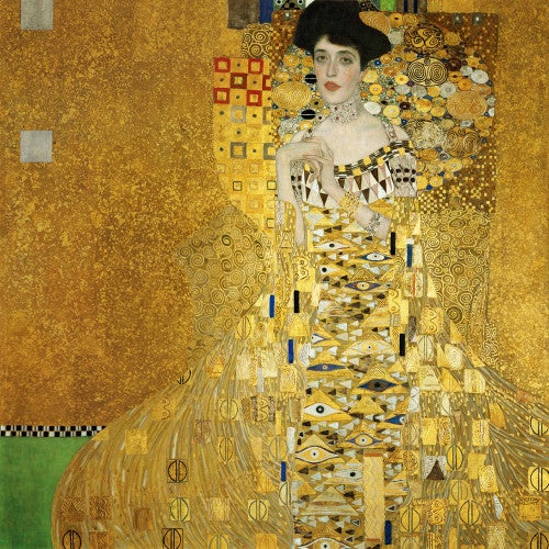 Gustav Klimt, Portrait of Adele Bloch-Bauer I, 1907. Neue Galerie, New York. 