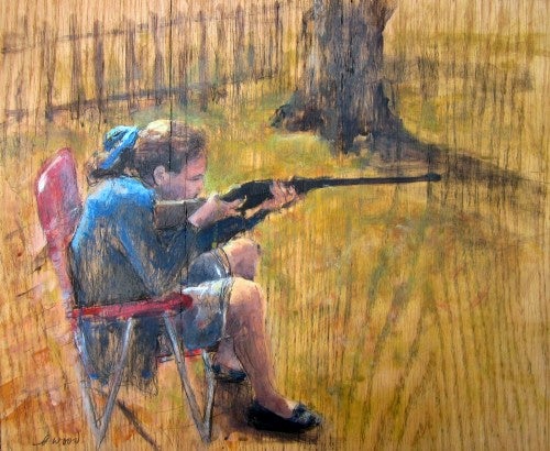 Shootin in Church Clothes 12x14