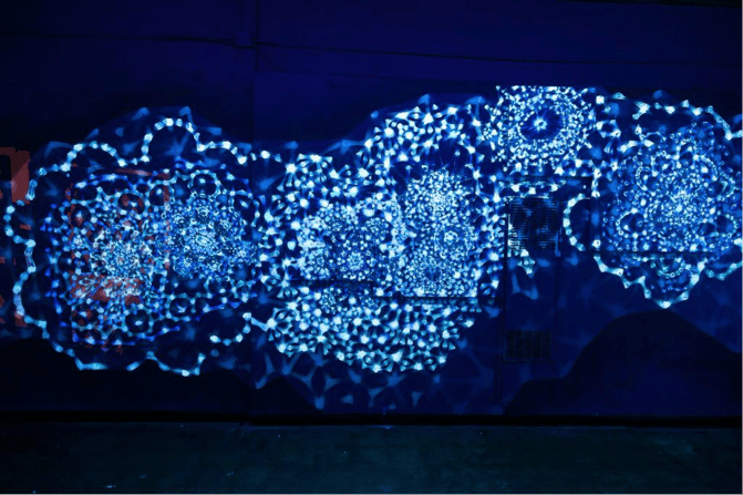 Molly Rose Freeman, “Hourglass” exhibition, 2014, at Beep Beep Gallery. Photo by Dustin Chambers.