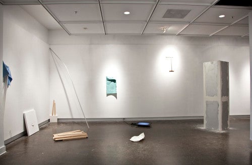 Curtis Ames, installation view, "unfictional," 2014.