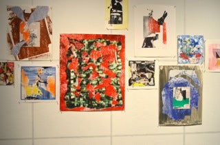 Kojo Griffin, studies on Paper, 2014, dimensions variable, collage on various papers.
