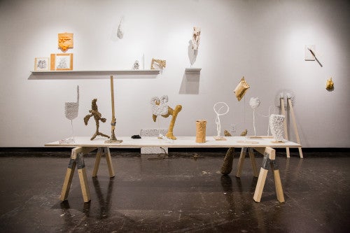 Andrew Boatright, installation view, "Recent Works," 2013, at GSU’s Welch School Galleries.