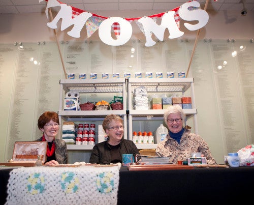 Andy Ducett, Mom Booth, your TLC needs, staffed by local moms.