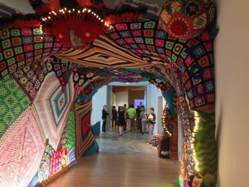 Jeila Gueramian, IT'S YOU, found crocheted items.