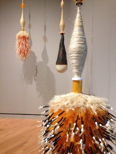 Joel S. Allen, Hooked on Svelte (detail), twine and mixed media. 