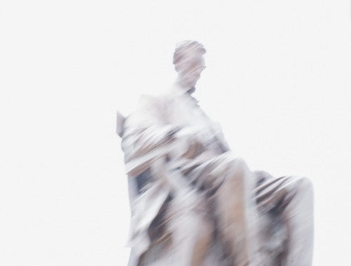 Statue of Abraham Lincoln by Adolph Alexander Weinman, Hodgenville, KY (installed in 1909), 2014, archival pigment print