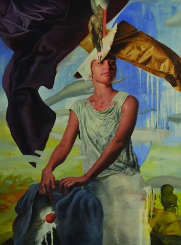 Jason John Fierce, 2013 Oil on canvas 30 x 40 inches Image courtesy of the artist