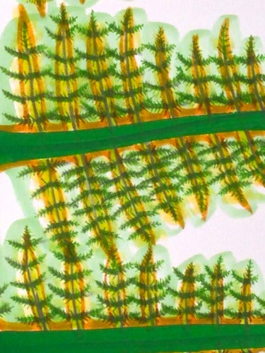 Steven L. Anderson, detail of Fractal #6, 2014; marker and pen on paper, 30 by 44 inches. Image courtesy of the artist.