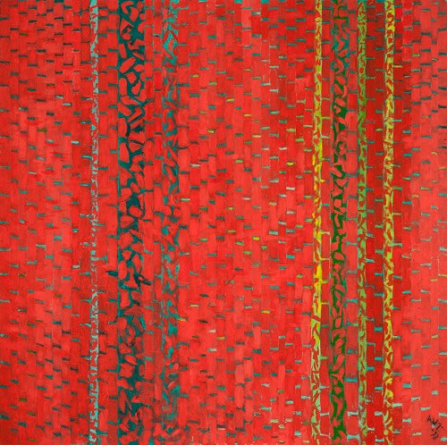 Alma Thomas Carnival of Autumn Leaves, 1973. Oil on canvas 50” x 50”. Michael Rosenfeld Gallery LLC, New York.
