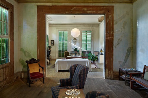 Richard Sexton, Double Parlor, Germain Vitry House, Treme; archival pigment print, 21 by 31 ½ inches.
