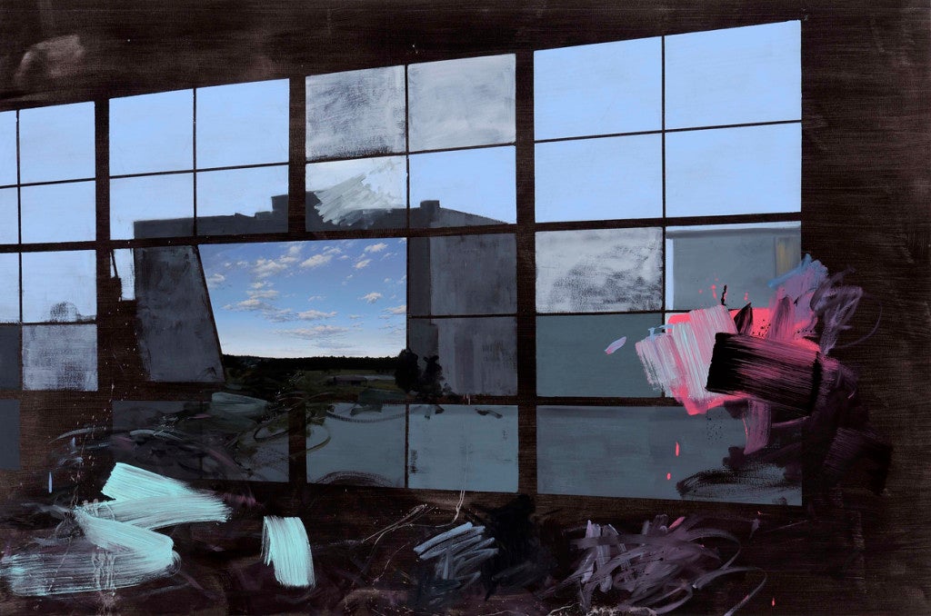 Damian Stamer, Back Where I Come From, 2013; oil on panel.