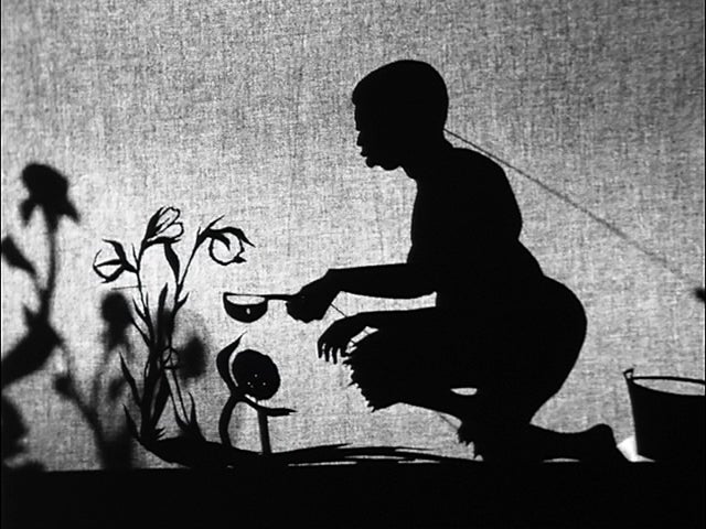 Kara Walker, Possible Beginnings, or the Creation of African-America; a Moving Picture by Kara E. Walker(video still), 2005; video, black and white, sound TRT 00:15:57 © 2005 Kara Walker Courtesy of Sikkema Jenkins & Co., New York