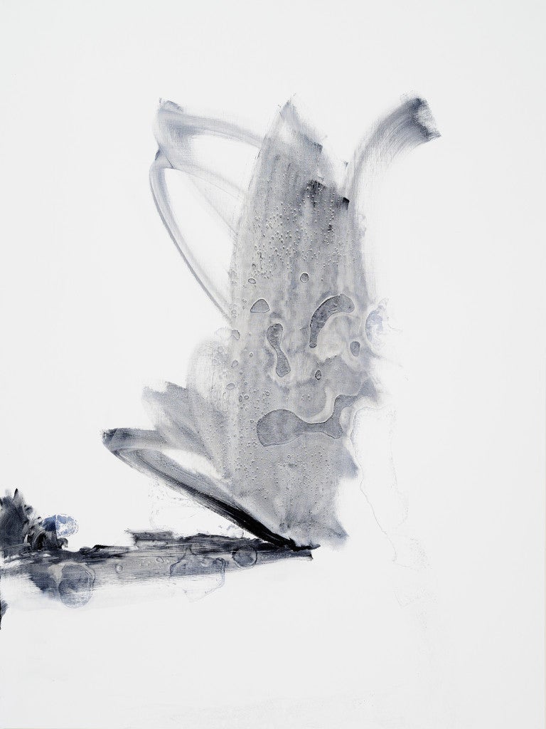 Damian Stamer, New Sharon Church Rd 10, 2014; oil on panel, 40 by 30 inches.