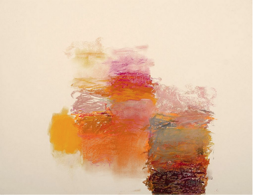 Rocio Rodriguez, 21-Nov-14, 2014; pastel, oil pastel, and charcoal on paper, 18 by 24 inches.