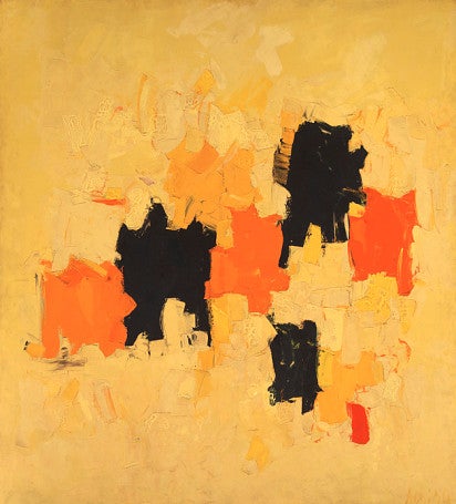 Olga Albizu, Radiante, 1967; oil on canvas, 68 by 62 inches.