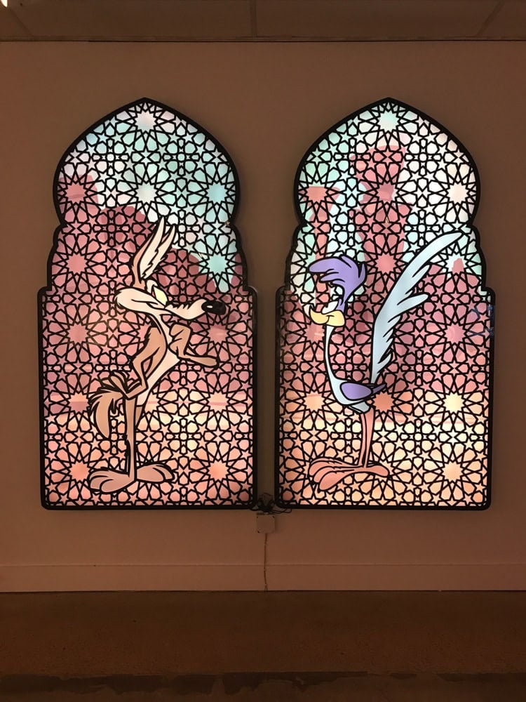 Rashed Al Shashai, Beep Beep, lightbox, 2015.