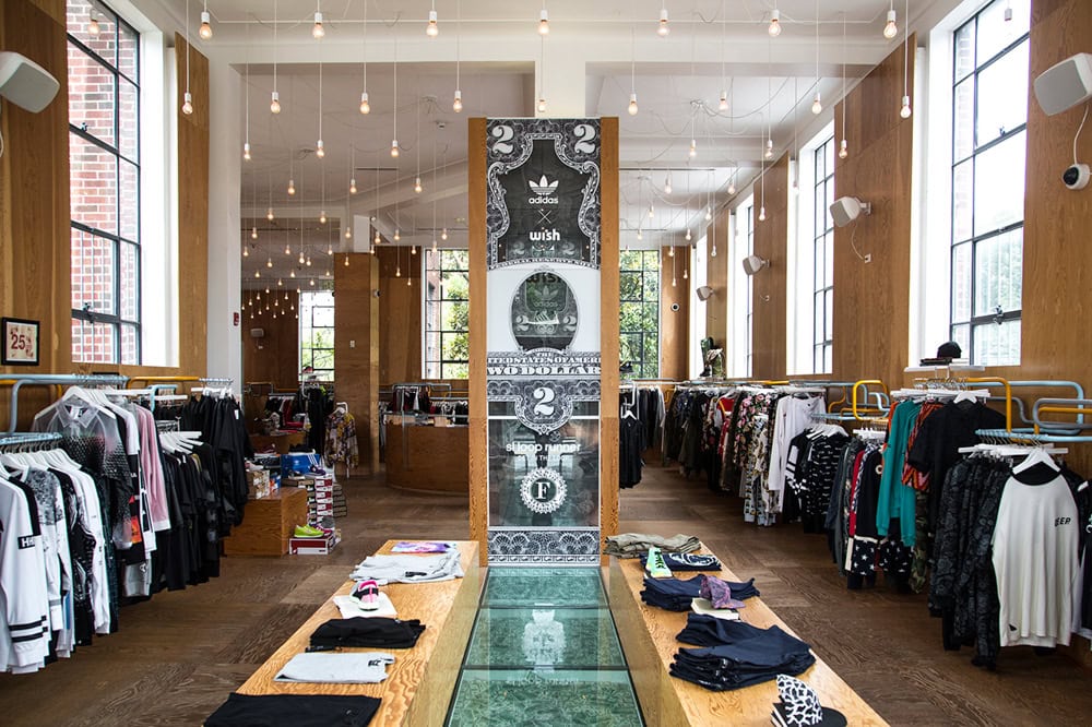 Interior view of the WISH stores on Moreland.