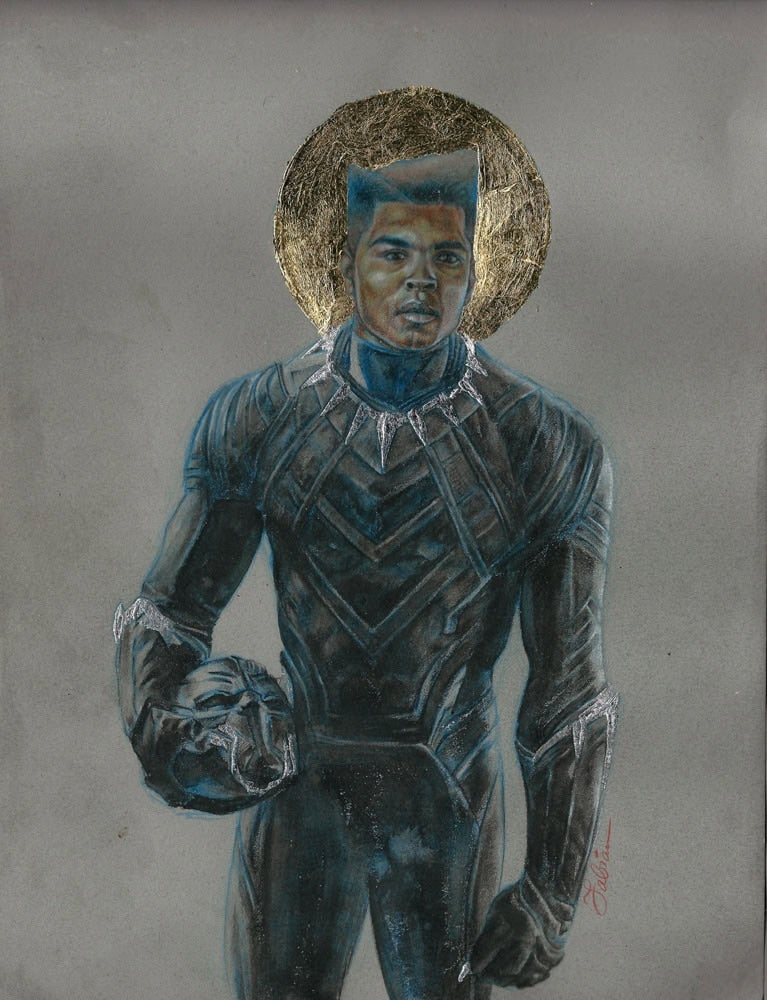 Fabian Williams, Black Panther Ali, drawing
