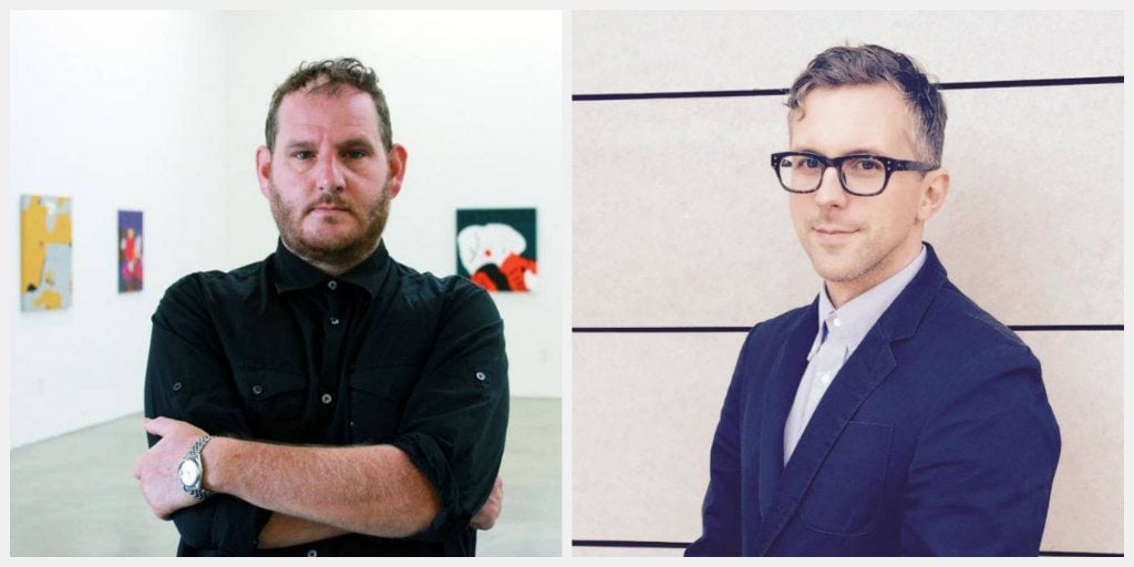 Atlanta Contemporary curator Daniel Fuller, left, will co-curate the 2019 Atlanta Biennial with Phillip March Jones, right, who is director at Andrew Edlin Gallery in New York.