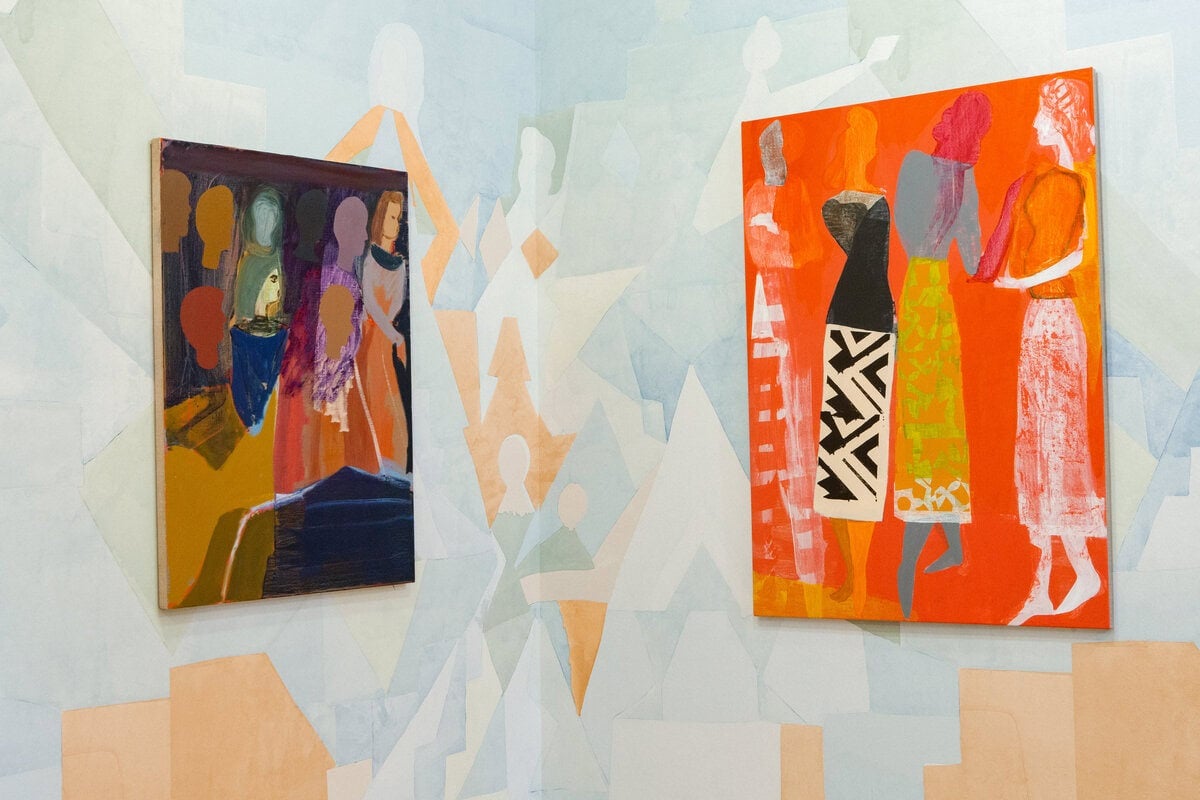 Jackie Gendel and Adrianne Rubenstein at SOCO Gallery, Charlotte