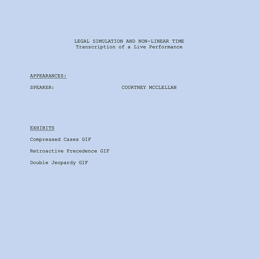 Legal Simulation and Non-Linear Time