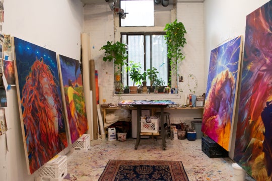 In the studio with Caroline Absher