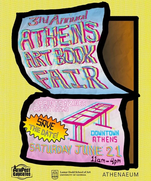 Join us for the Athens Art Book Fair this June!