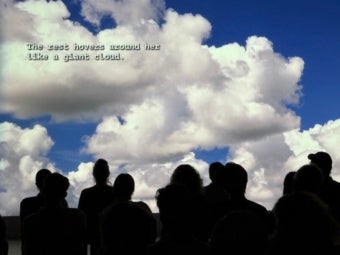 Sindhu Thirumalaisamy and Ahimsa Timoteo Bodhrán in concrete stories at Aurora Picture Show, Houston