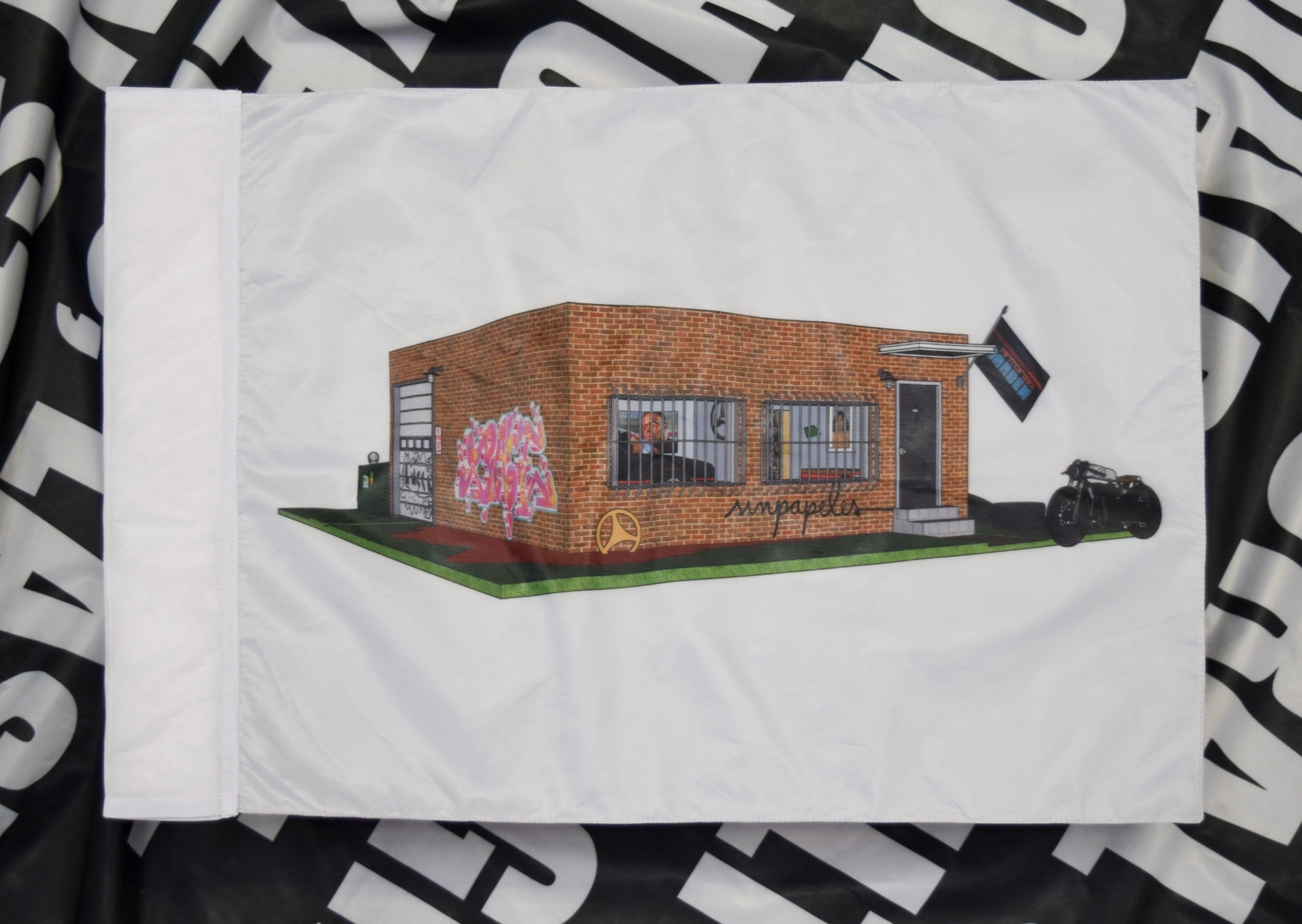 ‘Untitled (Studio View)’ Flag by Antonio Darden – A Burnaway Artist Edition