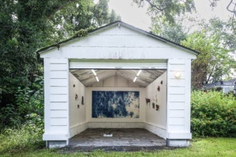 Installation view of 